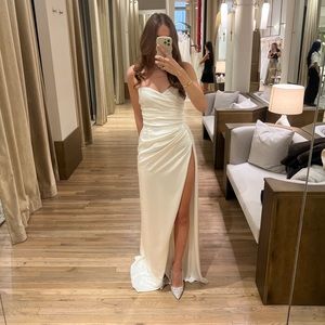 Galia Lahav Greta White Silk Corset Wedding Gown